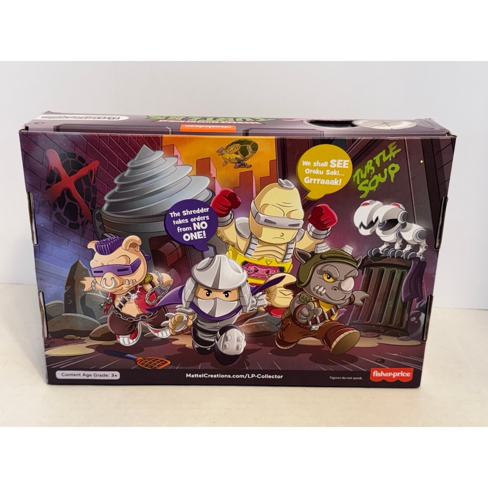 TMNT Villains Little People Collector 40th Anniversary Special Edition Set NEW - Picture 2 of 9